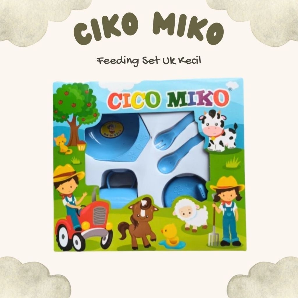 tempat makan bayi bpa free cico miko- feeding set cico miko small