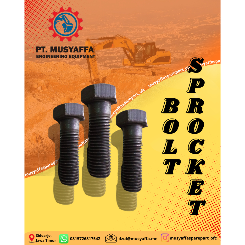 Bolt Sprocket SY135F - UNDERCARRIAGE - BOLT