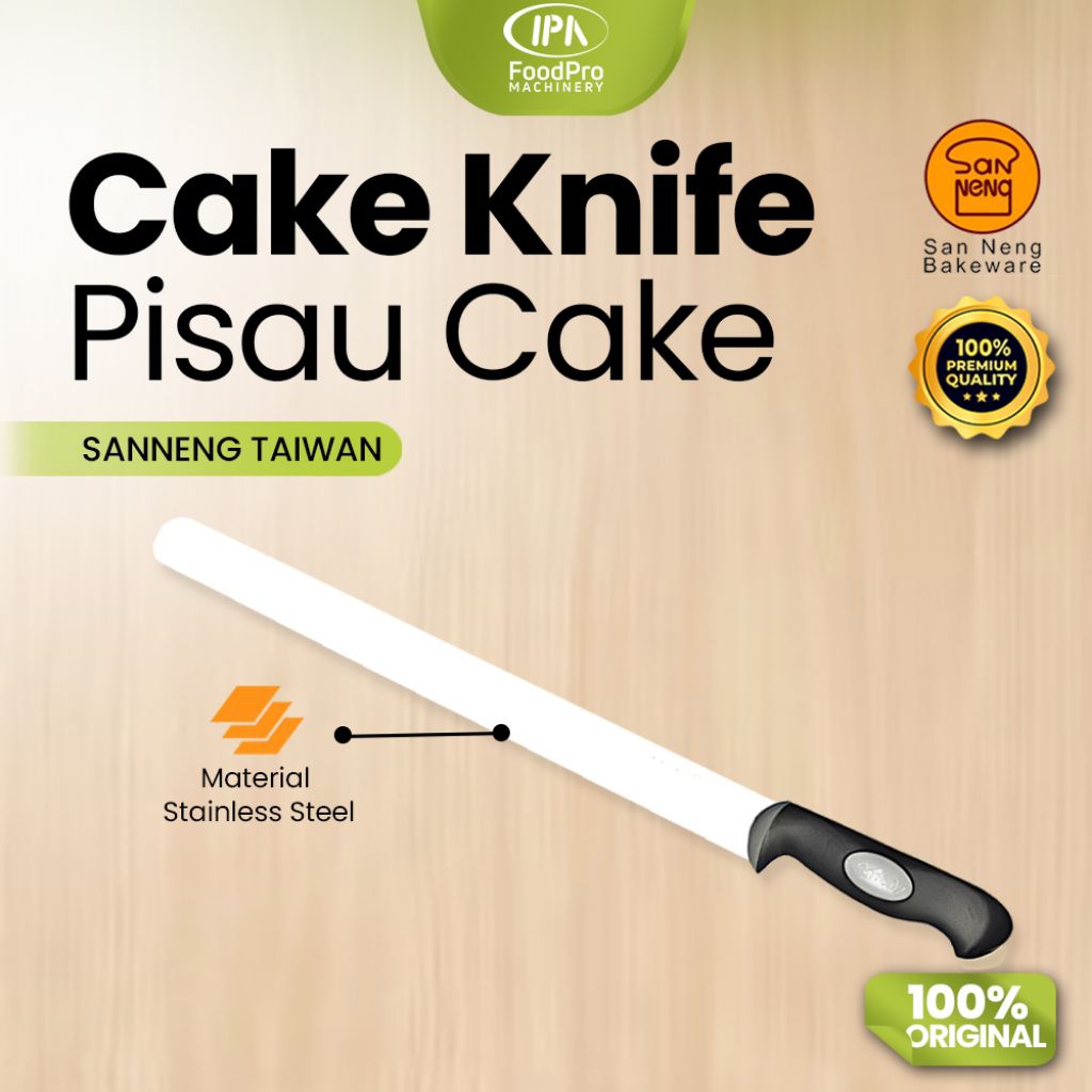 Cake Knife/ Pisau Cake SANNENG TAIWAN SN4830