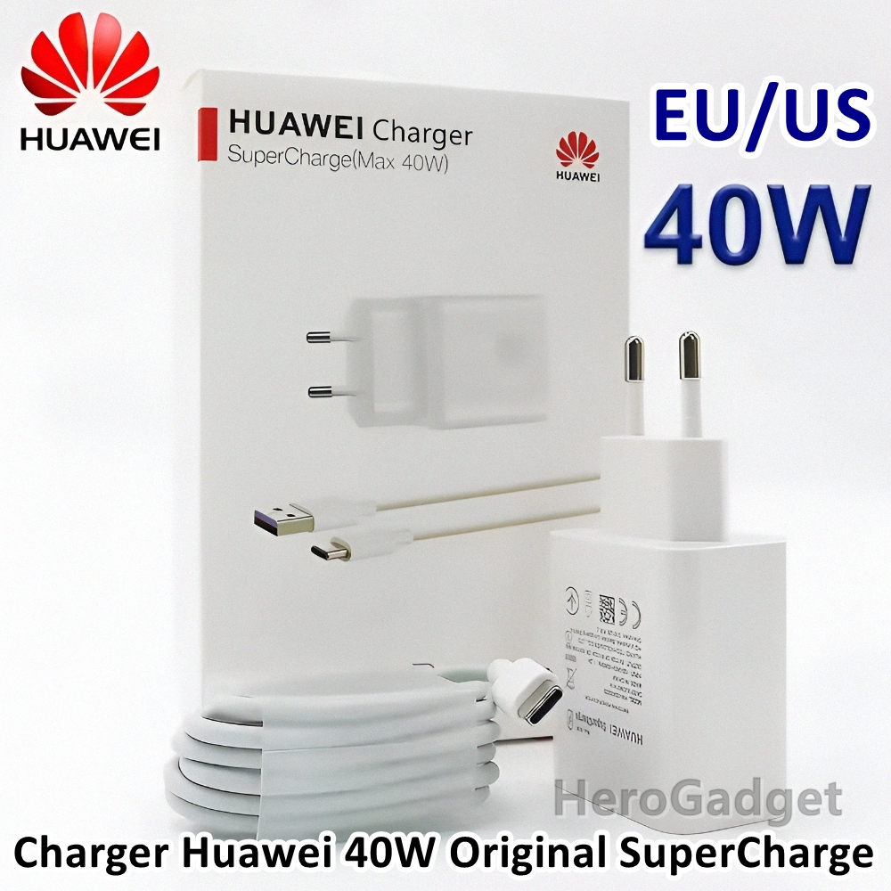Charger Huawei 40 Watt Original Type C SuperCharge
