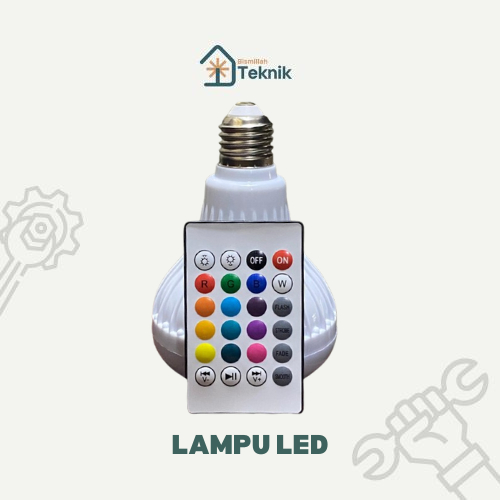 Lampu LED Music Blub/App Power 12W
