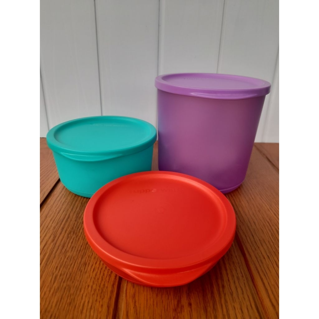 Tupperware tropical round set