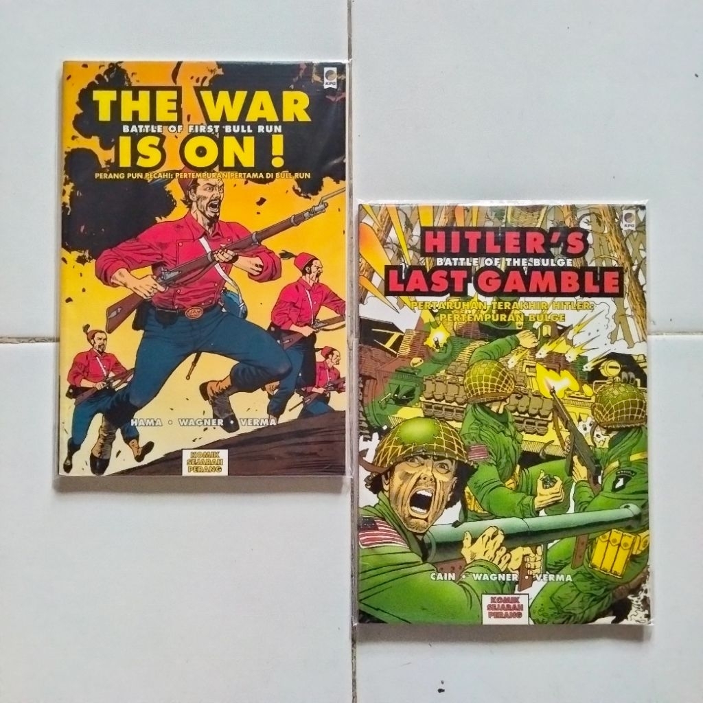Paket Komik Sejarah Perang - Penerbit KPG