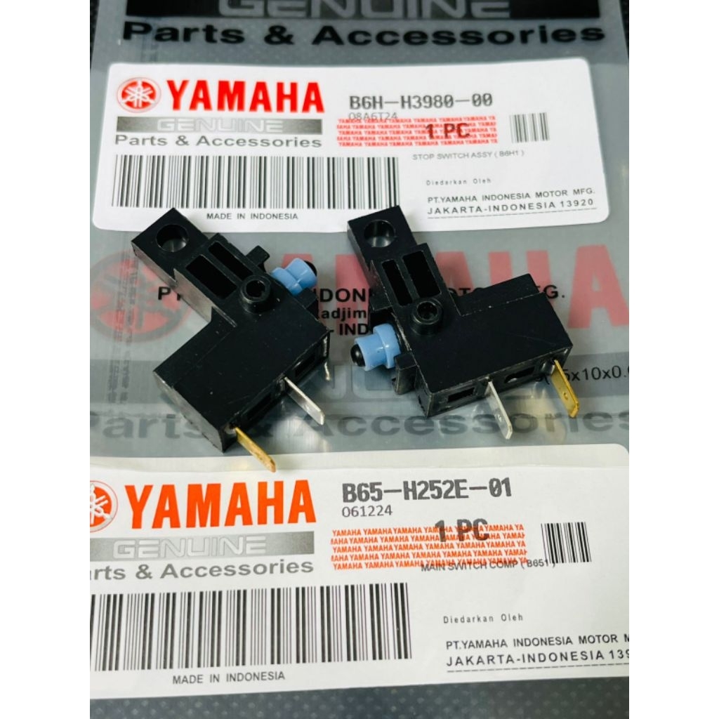 Switch Rem Depan B65+Switch rem Belakang B6H Yamaha Nmax 155 new Nmax 155 neo turbo Aerox 155 new
