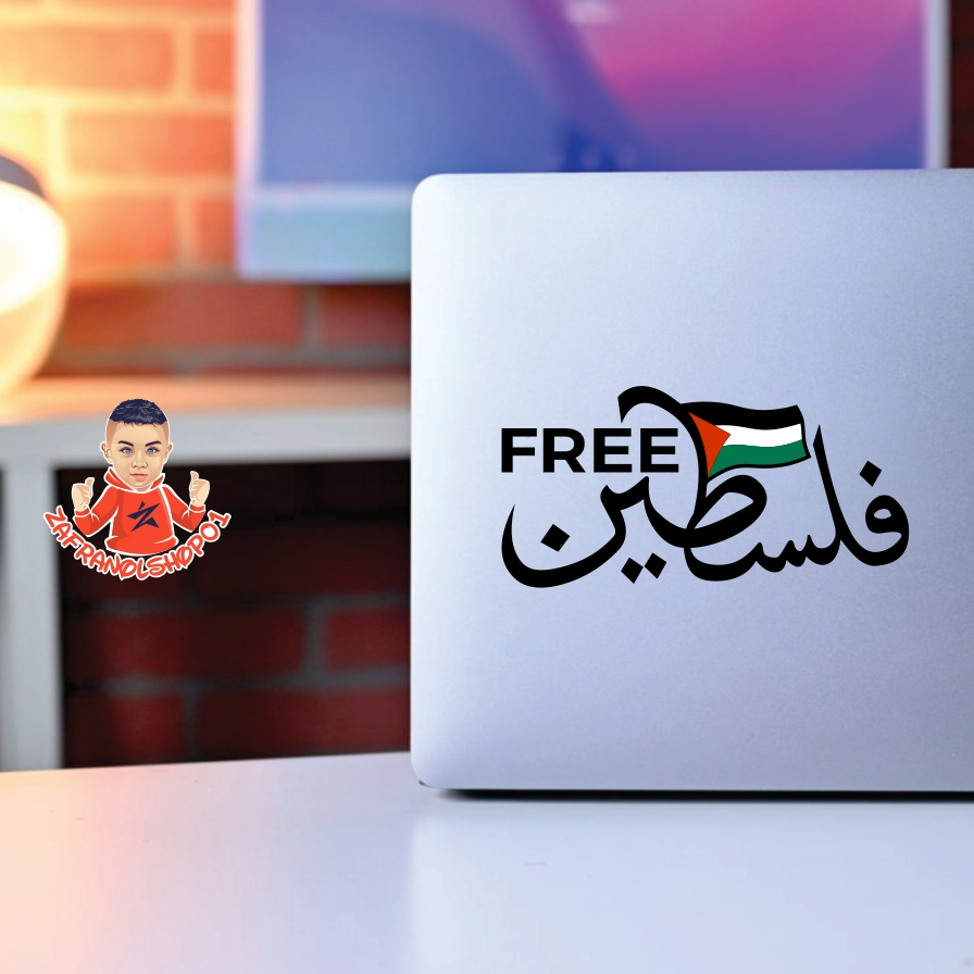 Sticker Cutting FREE PALESTINE Sticker Cutting Mobil Motor PALESTINA