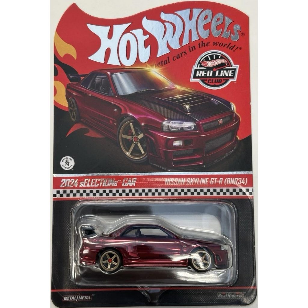 HW RLC NISSAN SKYLINE GT-R OXBLOOD RED