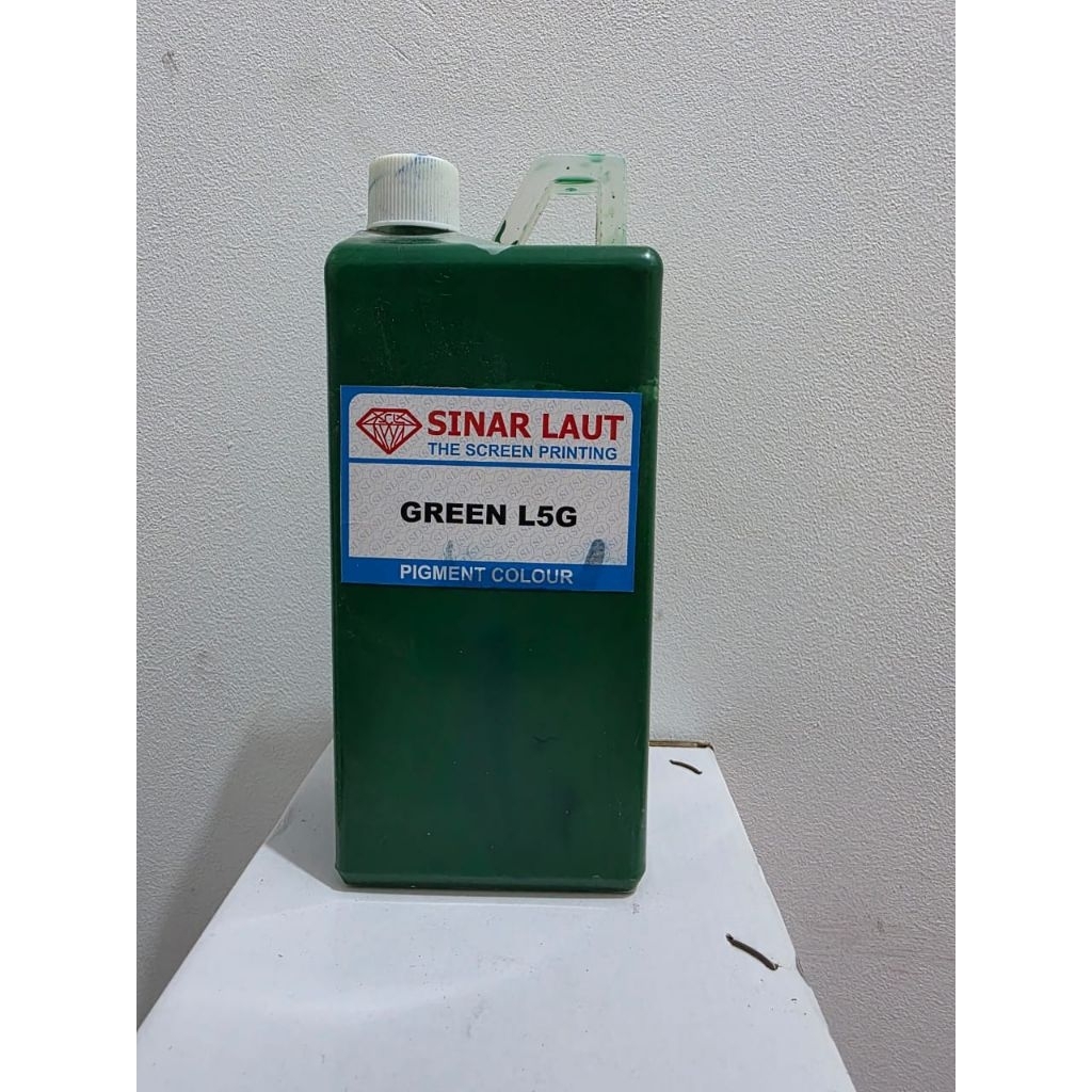 pigment biang warna hijau muda ( green L5G ), biang cat rubber,tembok,kain,gl,dll 1000gr(1kg)
