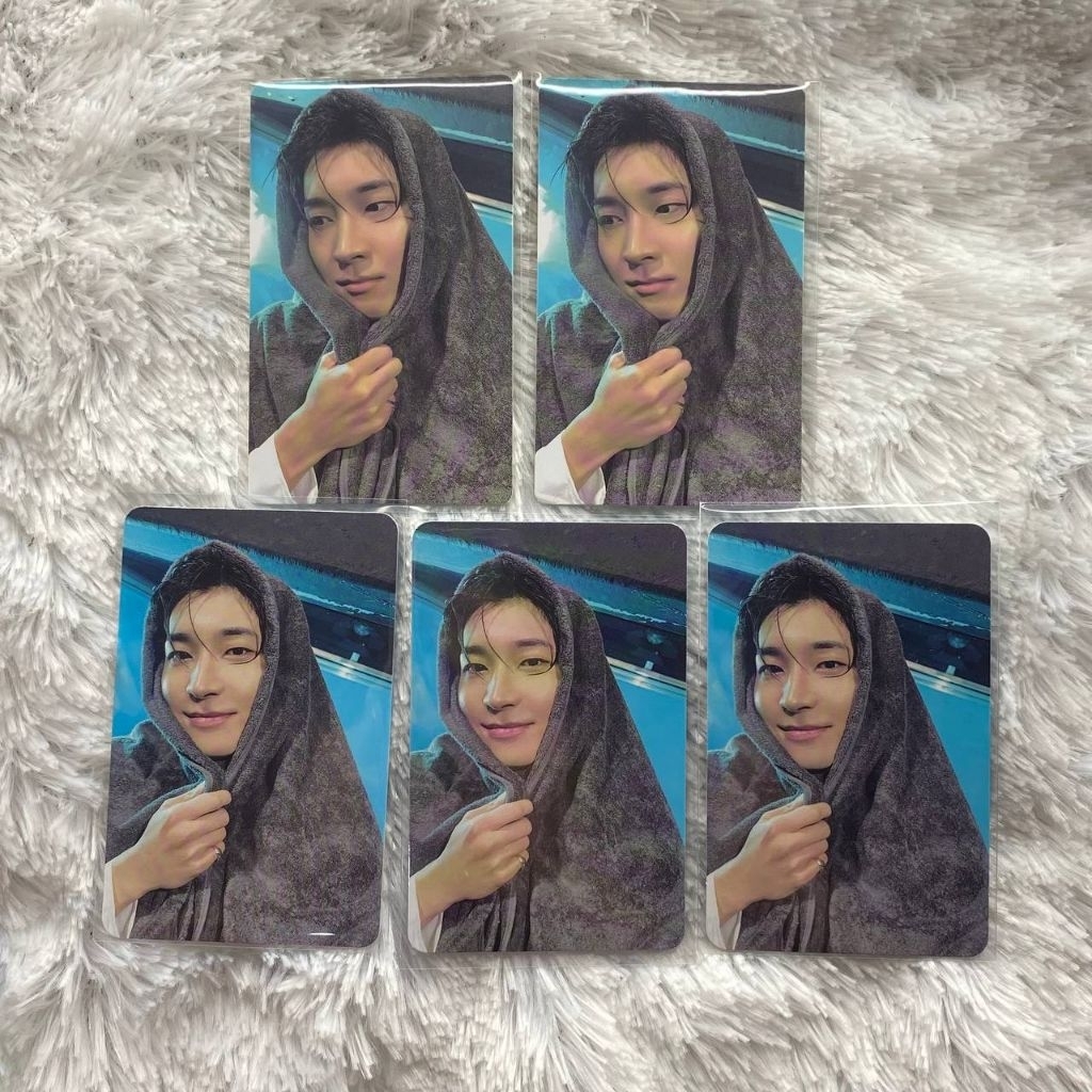 (READY STOCK OFFICIAL) Seventeen Jeon Wonwoo Weverse POB Photocard Pc Of Benefit Spill The Feels Won