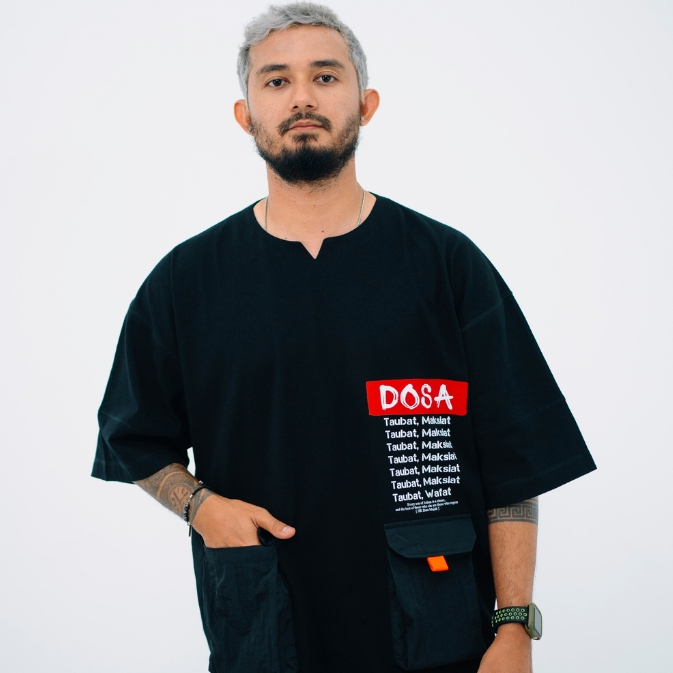 Jouda - Kurta Tshirt, Kurta Tshirt Pria, Kurta Tshirt Premium, Tshirt Oversized - Dosa