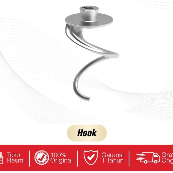 Spare Part Mito Stand Mixer Mx700 - Beater - Hook - Egg Whisker