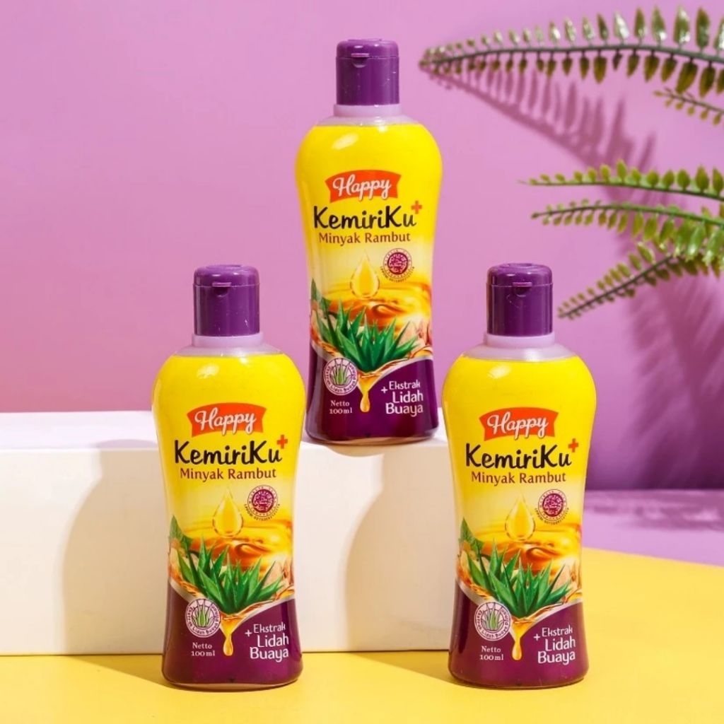 %NH_Beauty% Happy Minyak Kemiriku Extrak Lidah Buaya 100ml
