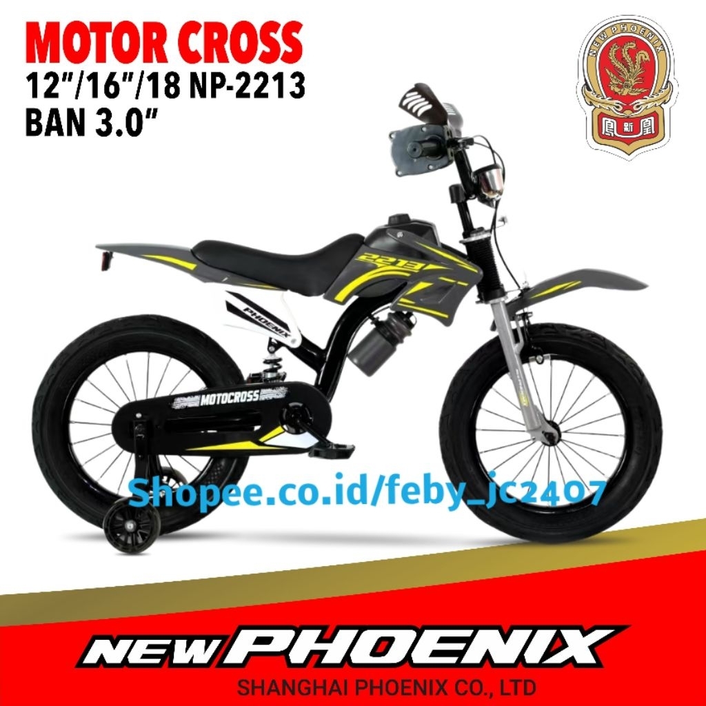Sepeda anak trail new phoenix 12 16 18 inch Motocross BNB GP 18 inch