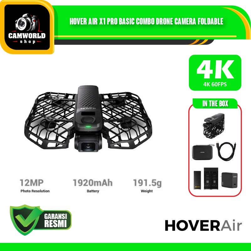 Hover Air X1 Pro Basic Combo Drone Camera Foldable Hover X-1