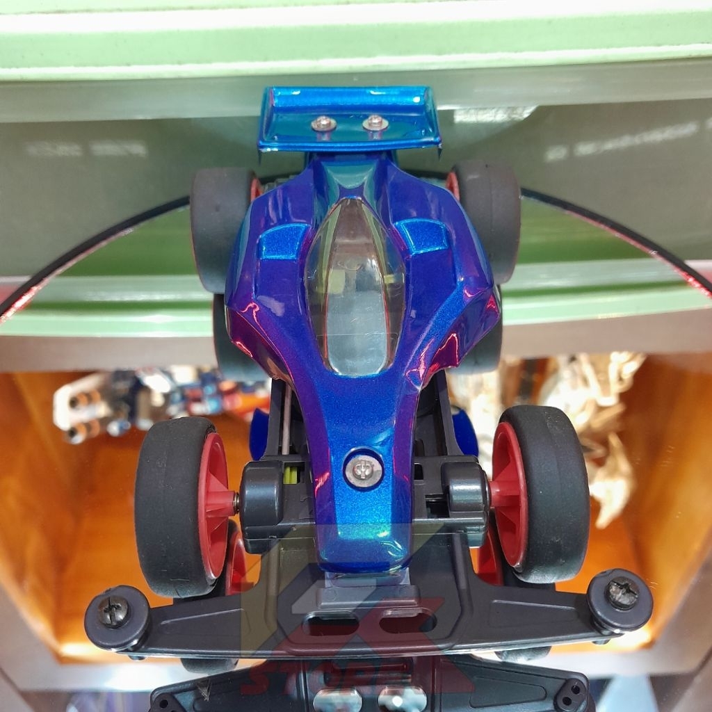 tamiya avante clear blue body zero chassis