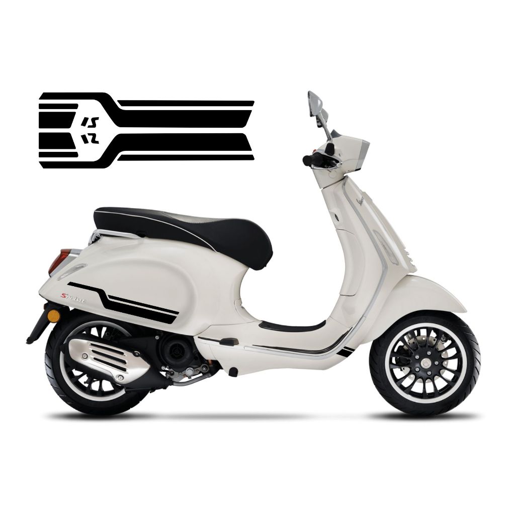 STRIPING CUTTING VESPA MATIC MOTIF 06 / VESPA SPRINT / VESPA PRIMAVERA / VESPA PRIMAVERA S 150 IGET 