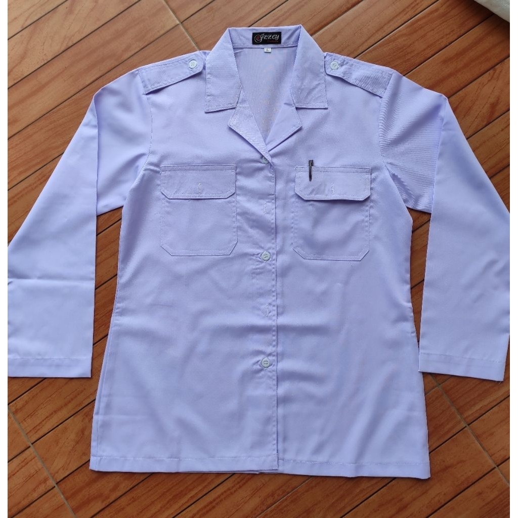 Baju Atasan Putih PDH/PDL/PNS wanita lengan panjang