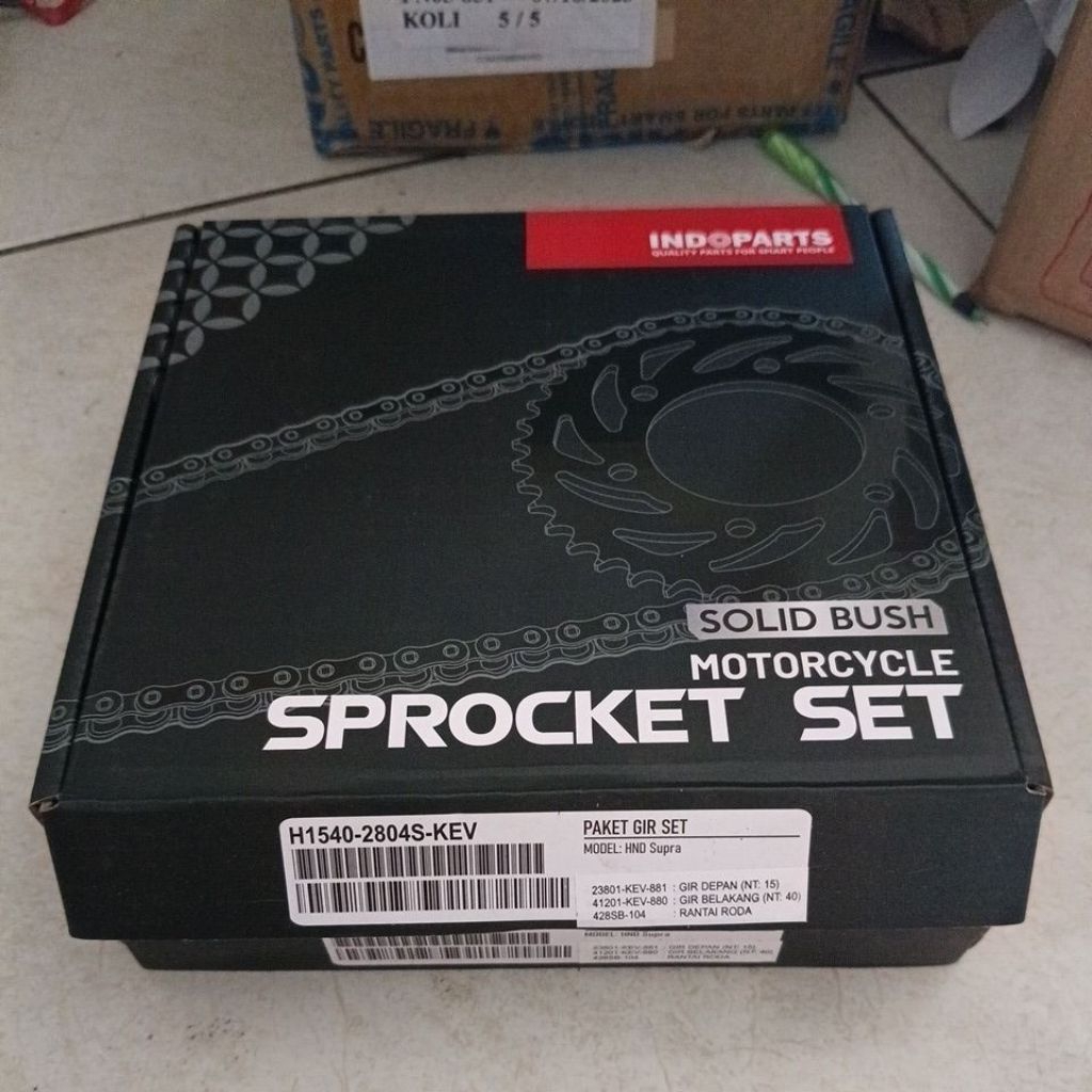 Gear set Indoparts KEV Supra
