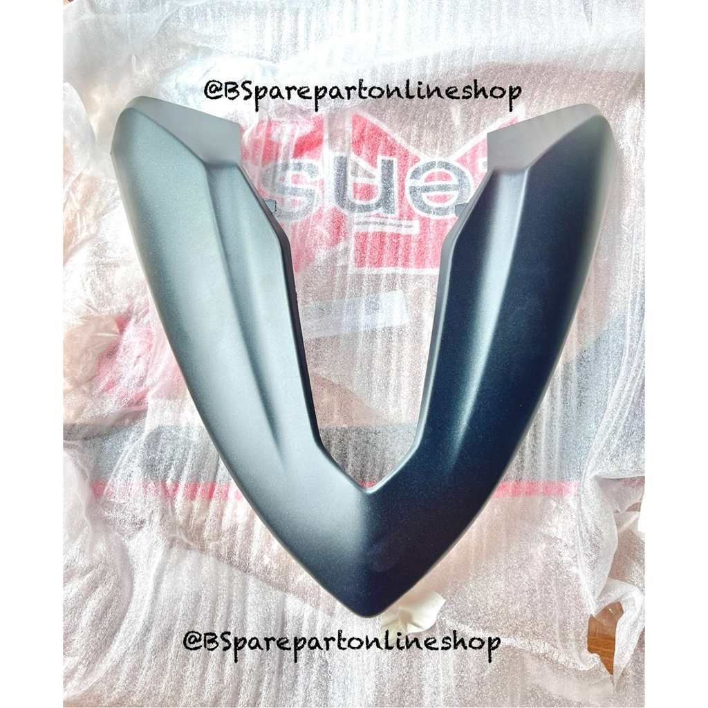 cover front top panel dasi tameng depan revo x fi hitam doff
