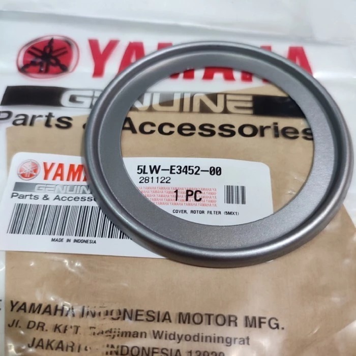 Plat Seng Dudukan Bearing Kruk As Kanan 5LW-E3452-00 Mio Smile Nouvo Mio Soul 100%Original Yamaha