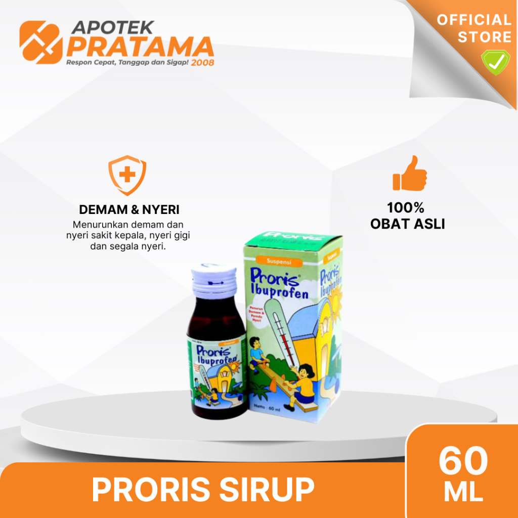 PRORIS SIRUP 60ML / PRORIS DEMAM SIRUP