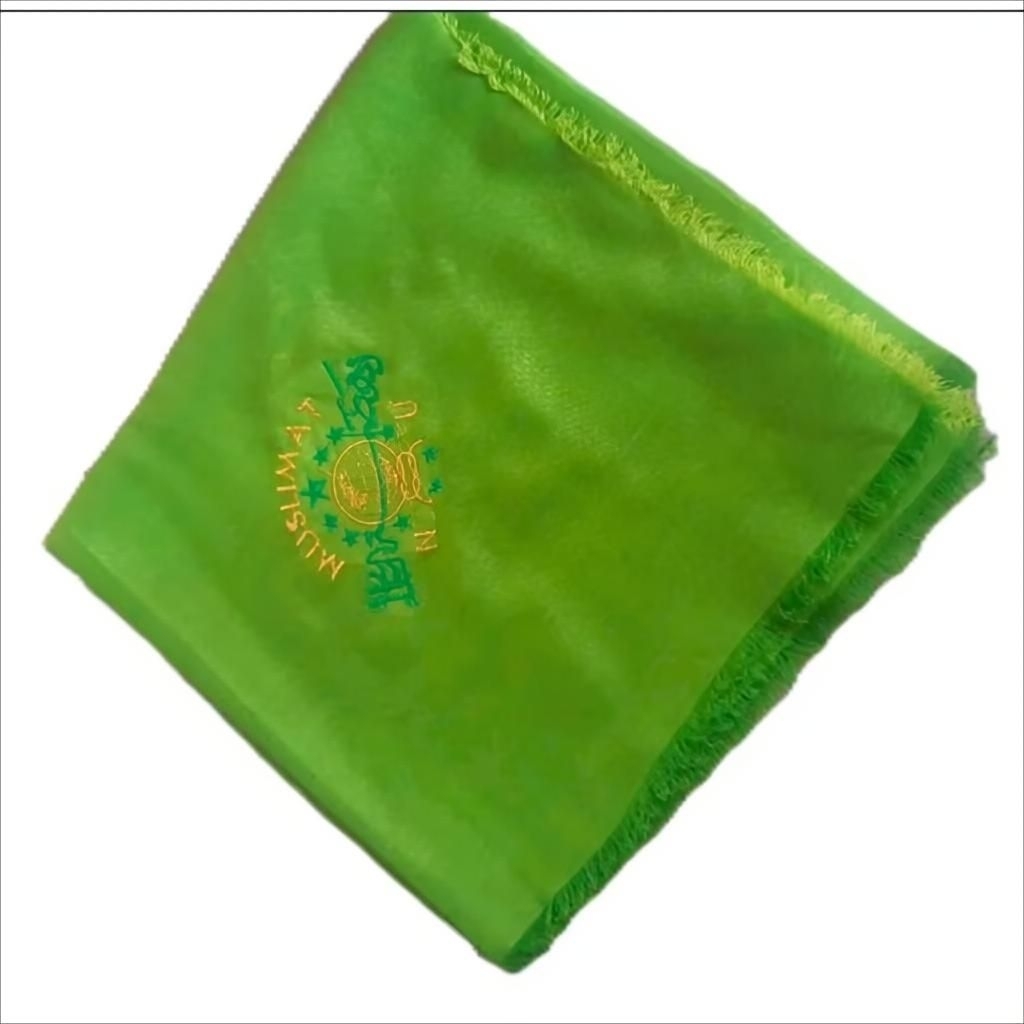 Jilbab Muslimat NU Logo bordir / Hijab segiempat Bordir Muslimat Logo 1