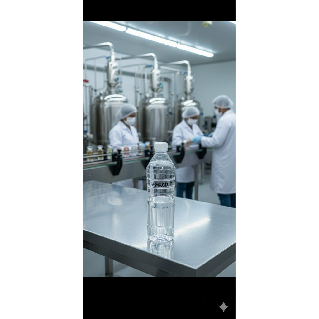 Etanol Absolut 99.5% Food Grade 1L | Alkohol Murni Pelarut Parfum Premium