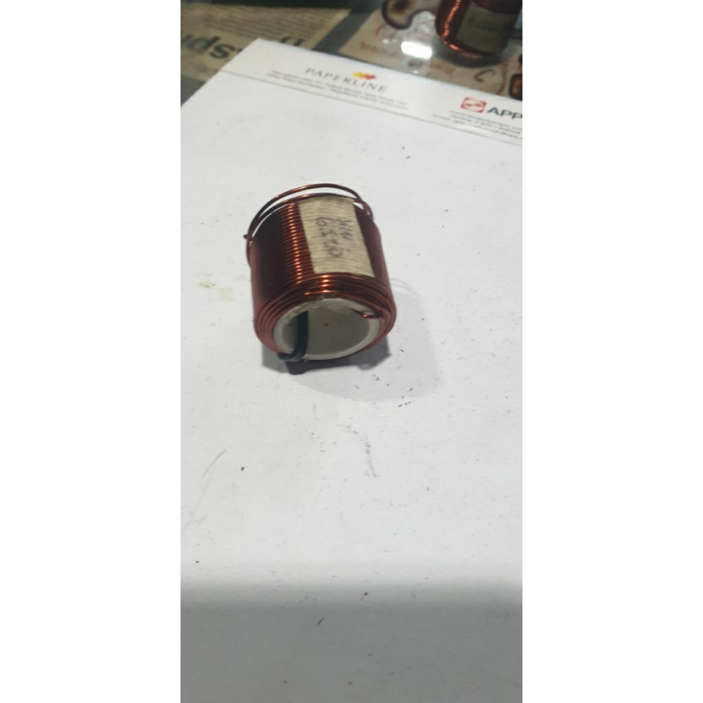 Lilitan Induktor Inductor Koil Crossover pasif passive audio mobil RAH Europe 4.0 mHLilitan Induktor