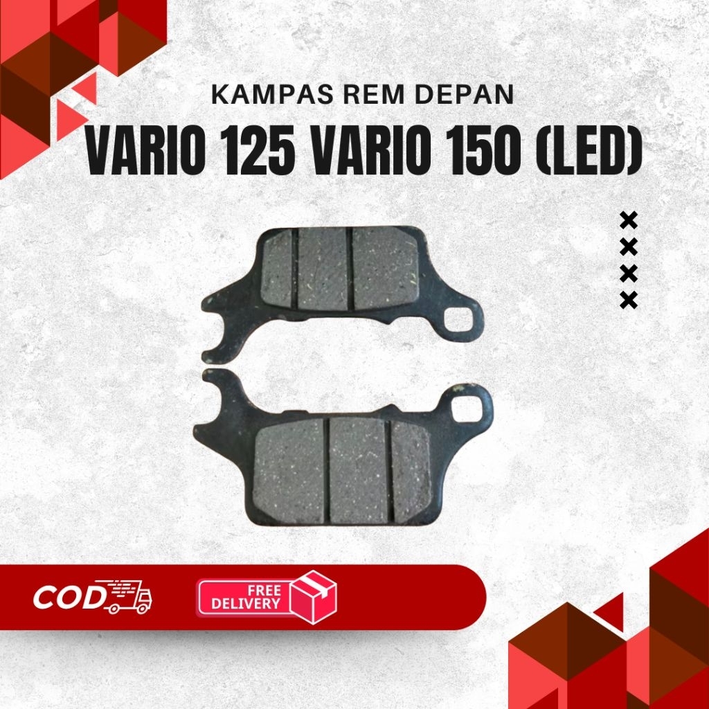 K59 DISCPAD VARIO 125 LED DISPAD VARIO 150 LED KAMPAS REM HONDA VARIO 125 LED VARIO 150 LED GENIO
