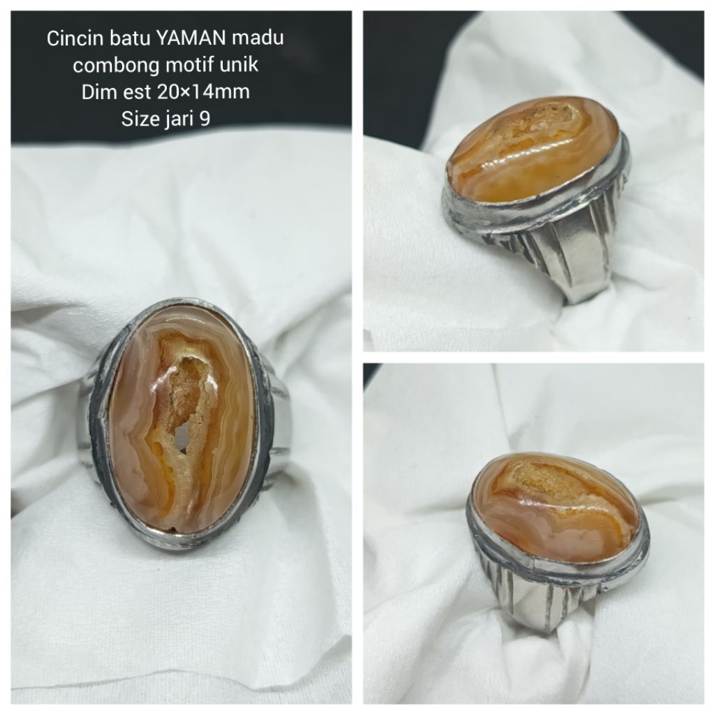 CINCIN BATU COMBONG YAMAN MADU KINASIH MOTIF UNIK NATURAL ALAM
