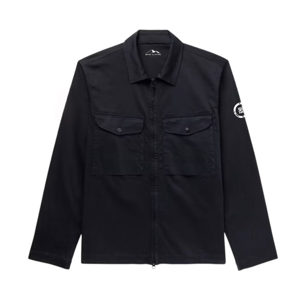 Overshirt jaket casual / jaket parasut crinkle / jaket kemeja pria