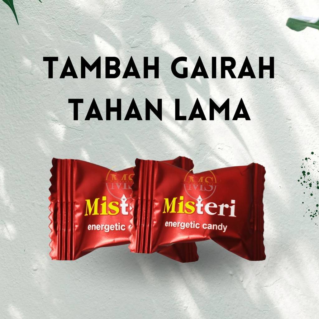 Eceran 1 Pcs Misteri Candy Original Permen Pria Gingseng Tahan Lama Bpom