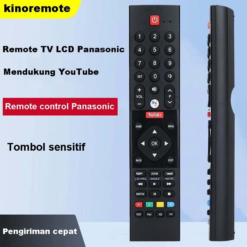 Remote Panasonic TV LCD Infrared - Tombol YouTube