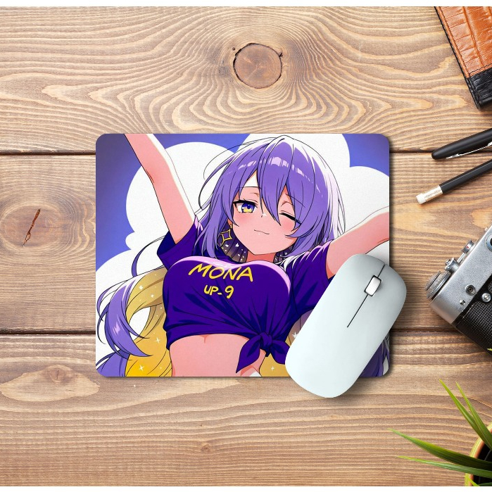 MOUSEPAD HOLOLIVE MOONA HOSHINOVA / MOUSE PAD HOLOLIVE MOONA HOSHINOVA / MOUSE PAD CUSTOM
