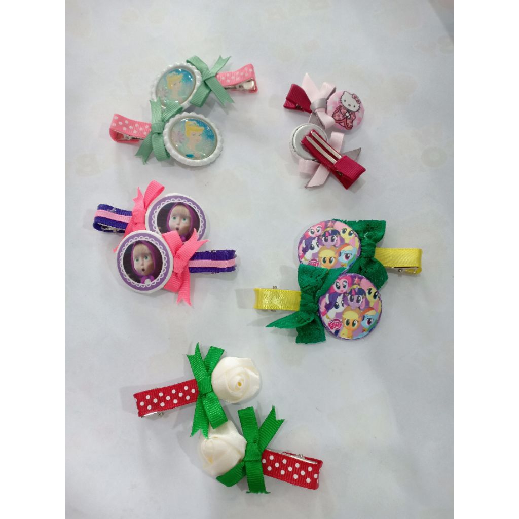 Jepit rambut anak perempuan/jepit rambut set/accessories anak perempuan/jepit rambut karakter