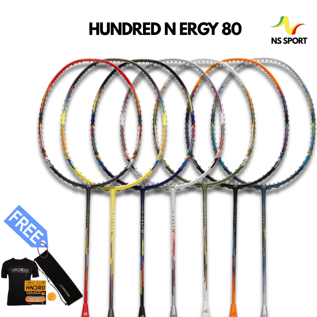 Raket Badminton Hundred N Ergy 80