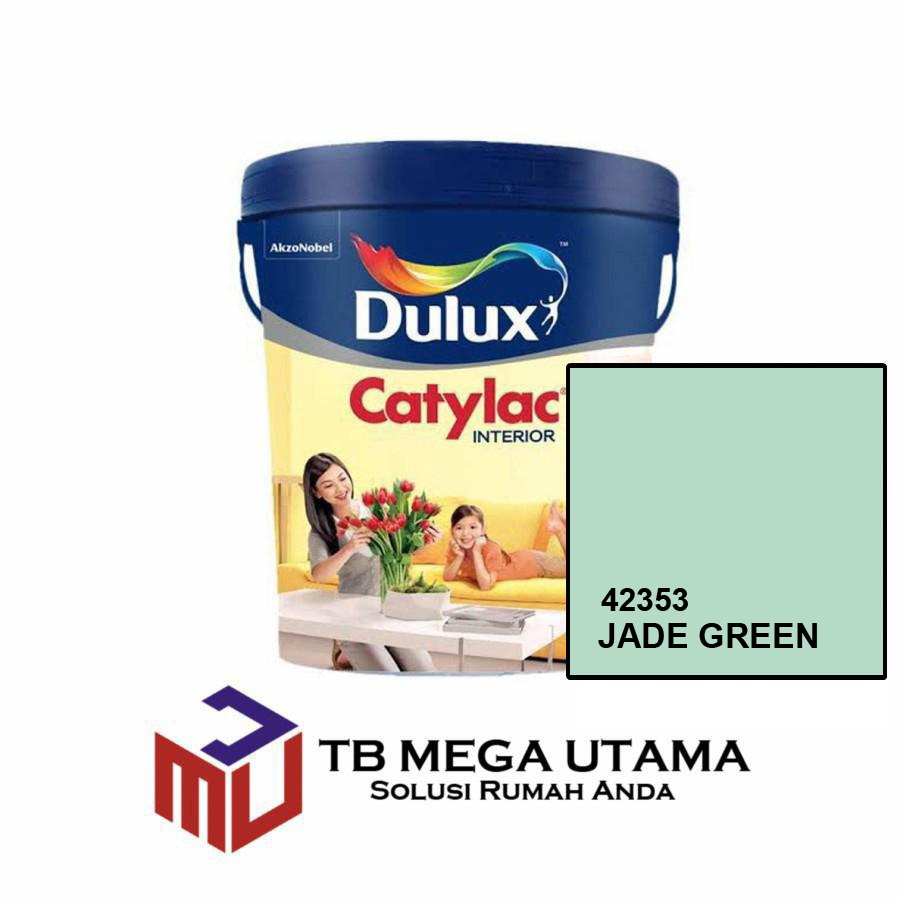 Dulux Catylac Interior 42353 Jade Green 5 Kg | Cat Decorative Tembok Dalam