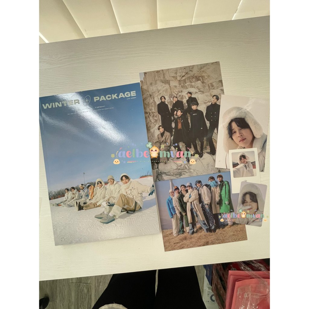 READY STOCK pouch winter package bts (sudh di keep)