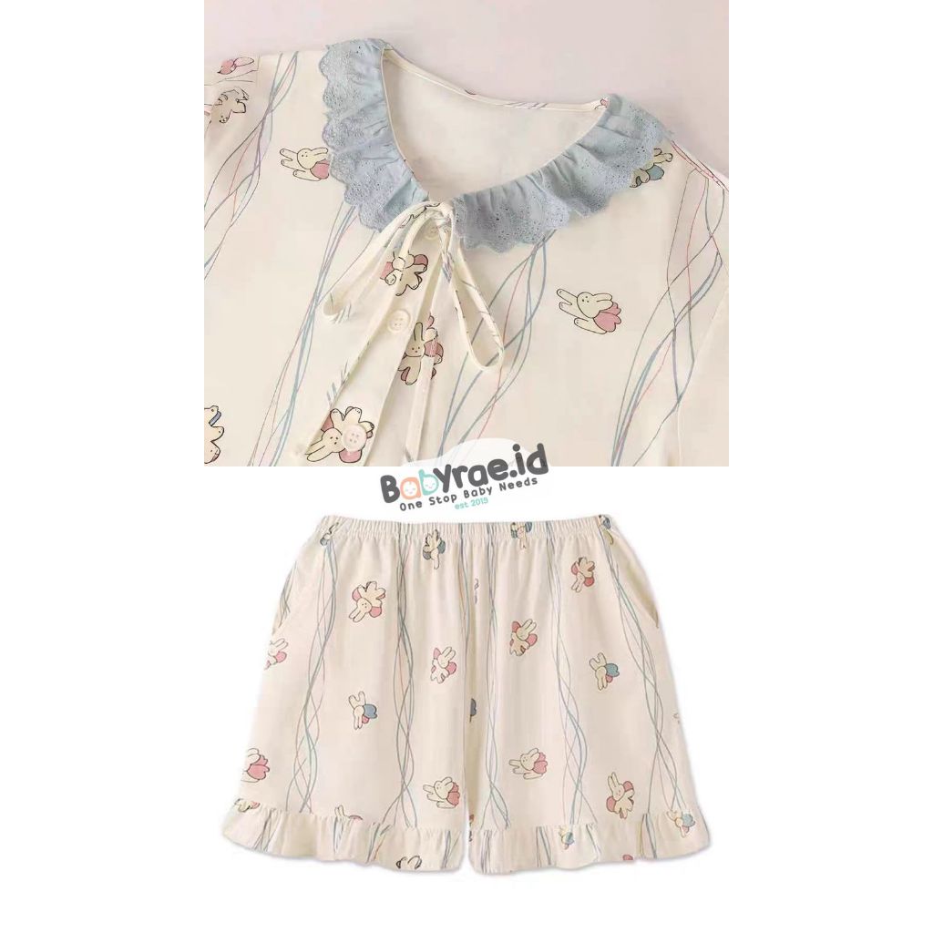 RABBIT SET | SETELAN BAJU RUMAH| ONE SET ANAK PEREMPUAN | BAJU ANAK PEREMPUAN REMAJA