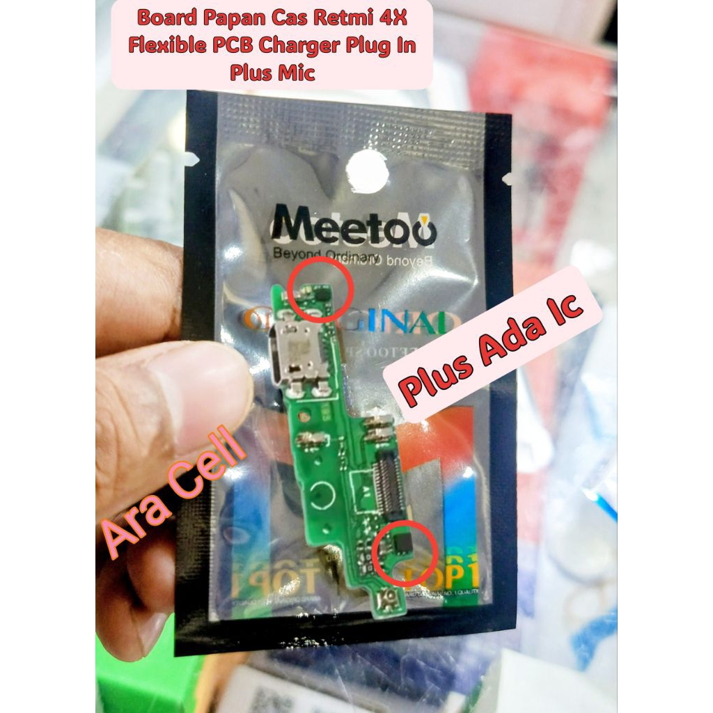Retmi 4x Konektor Cas Charger + Mic Xomi Retmi 4X Original