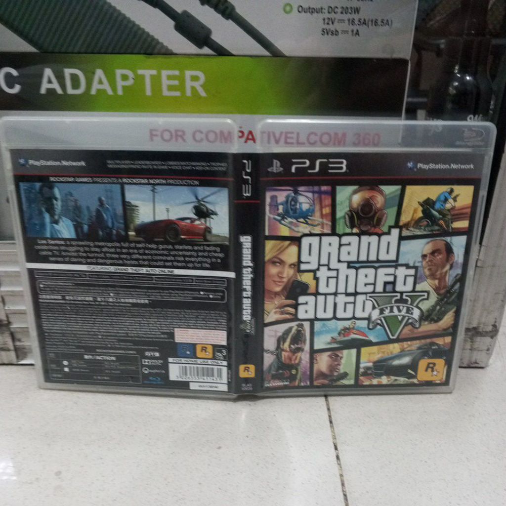 Kaset PS3 GTA V  BD Grand Theft Auto(Gta V)ps3