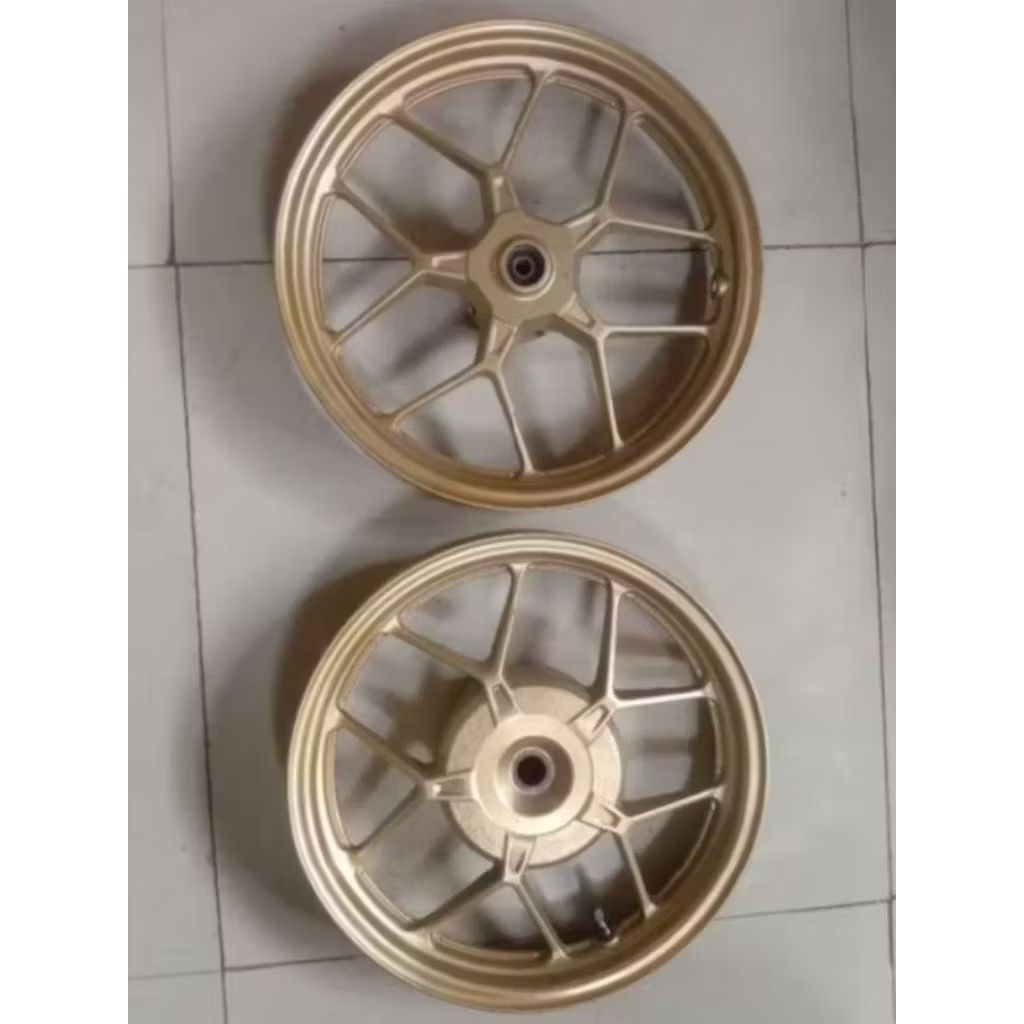 Velg Pelk Pelek depan belakang Honda Vario 125 150 old Gold original