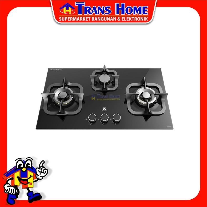 ELECTROLUX KOMPOR TANAM 3 TUNGKU EGT7838CK (ELECTROLUX )