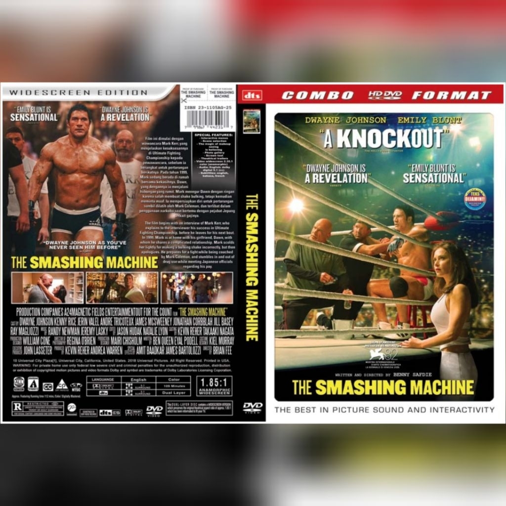 Kaset Film THE SMASHING MACHINE - 2025 - HD