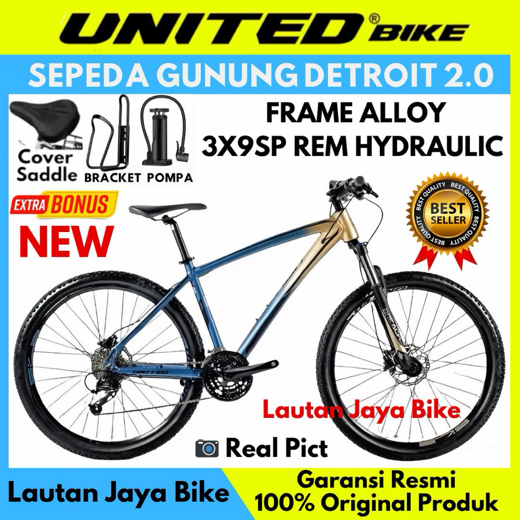 Sepeda Gunung 27.5 MTB United Detroit 2.0