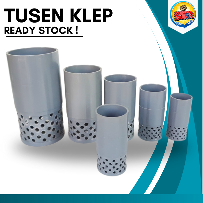 tusen klep pvc 4 inch klep pompa air terbaik