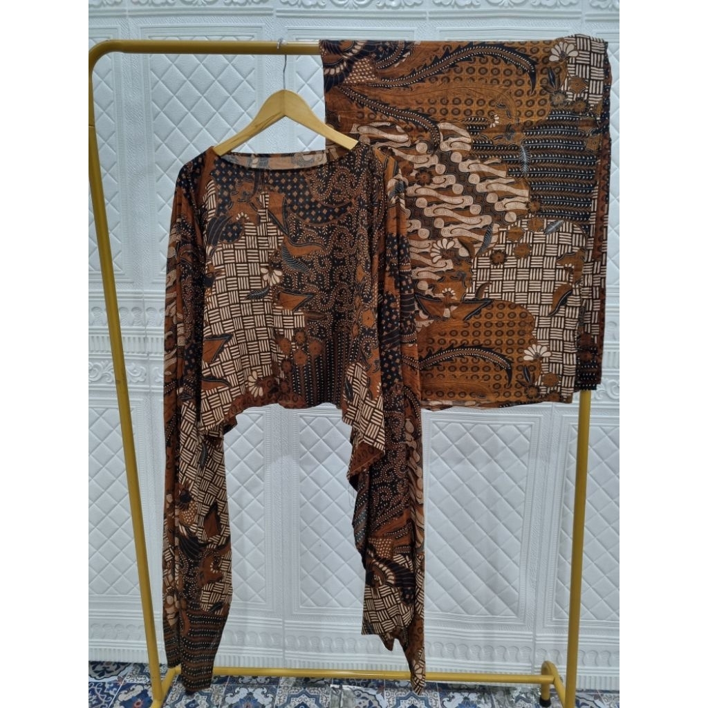 Setelan batik setelan batik pesta setelan batik katun paris setelan rok batik batik pesta