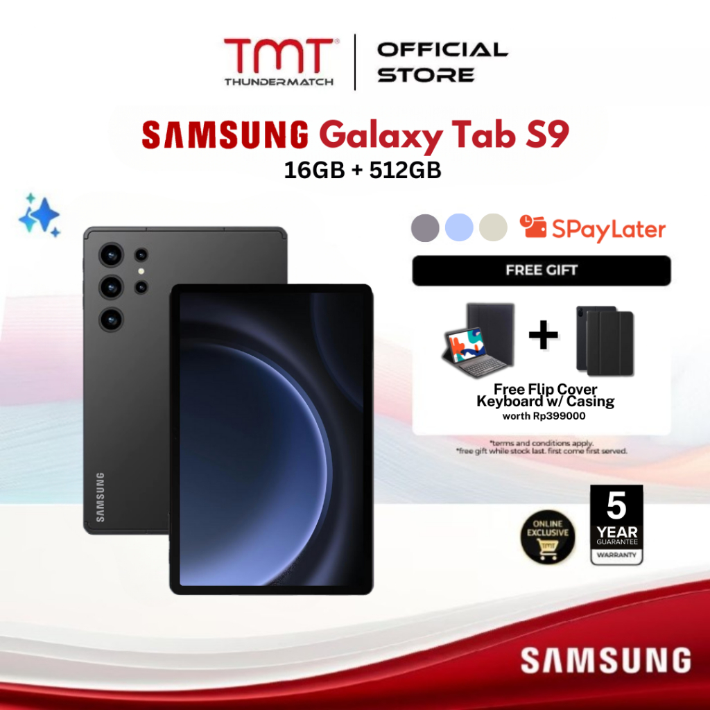[ Gratis Ongkir ] Samsung Galaxy S9 Tab 11 Inch | 5G/4G LTE | 12GB RAM 512GB ROM | Dual SIM | Androi