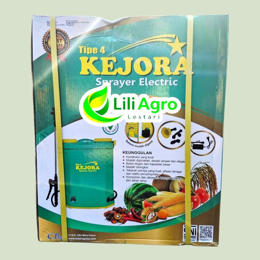 CBA Sprayer Elektrik Tipe 4 Kejora-Tangki Elektrik Tipe 4 (LAL)