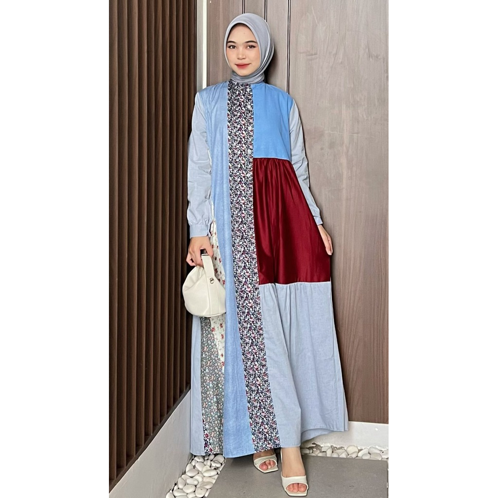 Gelia Dress Athayaa Daily Gamis Wanita Original / Gamis Wanita / Gamis