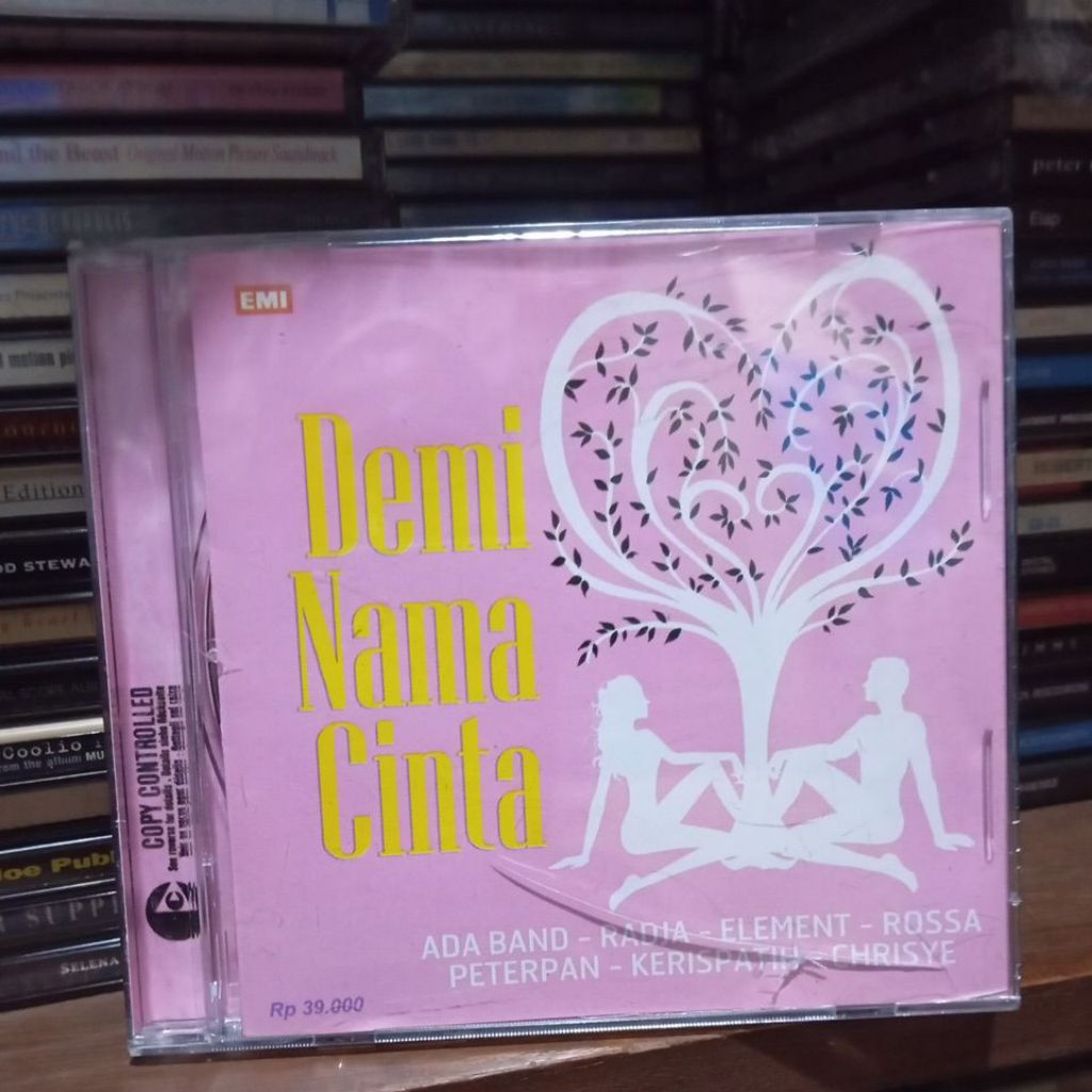cd demi nama cinta ada band Radja element rossa dll